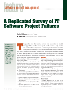 El Emam Khaled 2008 A replicated survey of IT software