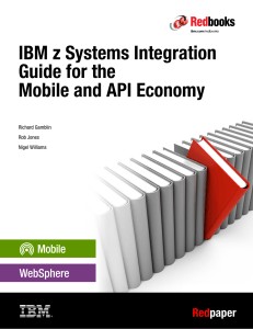 zsystems integration mobileAPI
