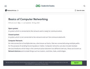 Basics of Computer Networking - 
