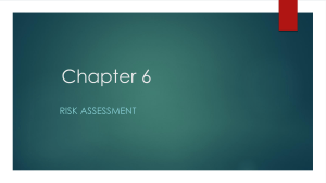 Chapter 6 Risk Assessment