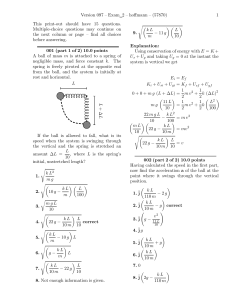 Physics Exam 2: Energy, Forces, and Motion