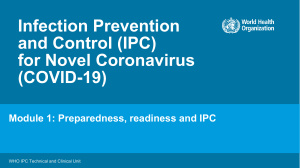 WHO IPC COVID FINAL Module1 - MD