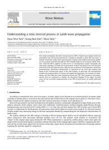 Understanding a time reversal process in Lamb wave propagation