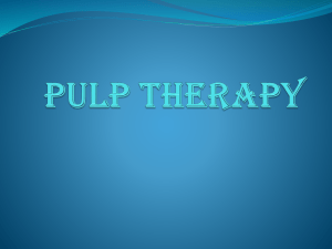 pulp therapy
