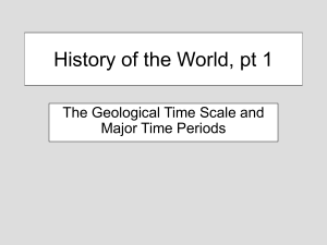 History of the World, pt 1 (geologic time scale)