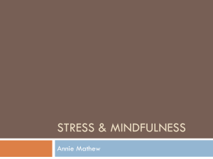Stress & mindfulness