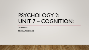 Myers AP Psychology Unit 7a