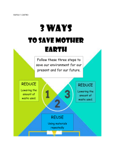 3 ways to save mother Earth