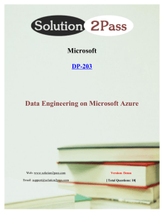 Reliable Exam DP-203 Pass4sure