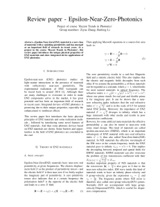 Epsilon Zero photonics review paper Ziyue Zhang and Ruifeng Li