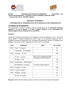 Individual assignment taxation