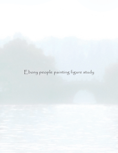 figure study ebony