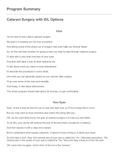 Cataract Surgery