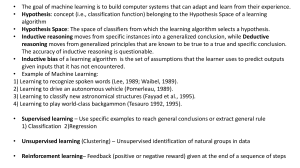 Machine Learning Notes