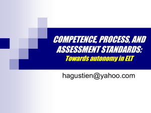 competence-to-asessment
