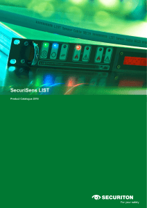 SecuriSens LIST PC2018 F501en