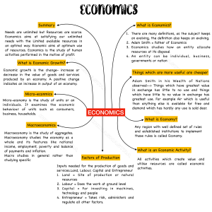1.1 Basics of Economics Indiashastra