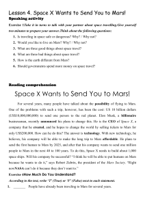 Space X wants to send you to Mars