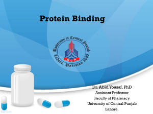 Protein Binding