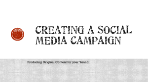 How to create a social media campaign