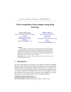 fruit recognition deep learning