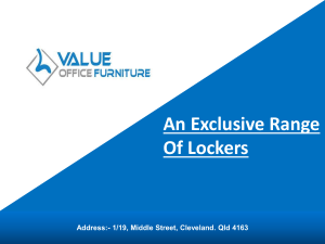 An Exclusive Range Of Lockers - Value Office Furniture