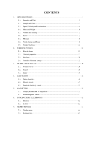 Physics Textbook: General, Thermal, Waves, Electricity, Atomic