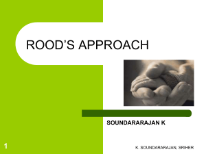 Rood's approach