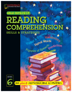 Reading Comprehension Skills & Strategies Level 6 (High-Interest Reading Comprehension Skills & Strategies)