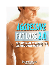 Aggressive Fat Loss System: Kinobody Guide