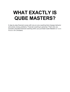 WHAT EXACTLY IS QUBE MASTERS