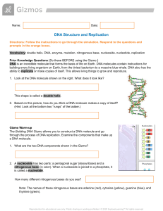 What Are The Three Parts Of A Nucleotide Gizmo