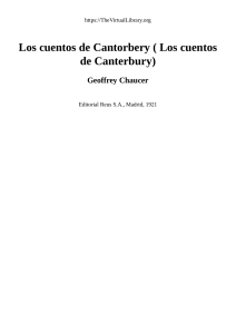 Los cuentos de Canterbury - Geoffrey Chaucer - PDF