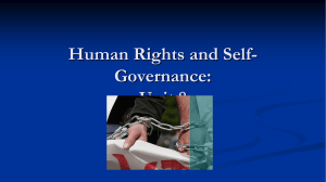 Unit 8 Human Rights and Self-Government version 2 (2) (1) (2)