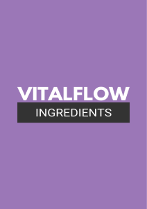 VitalFlow Ingredients Prostate Supplement