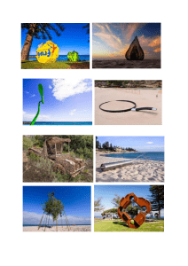 Sculpture by the Sea fill in the blanks worksheet