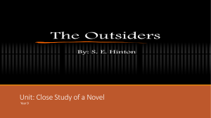 Novel Unit-The Outsiders 2
