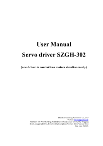 User Manual-english(SZGH-302)