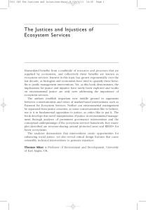 Environmentalisms, justices, and the limits of Ecosystems Services Frameworks