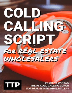 Cold Calling Script