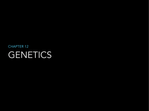Biology Unit 5 Genetics 2021-2