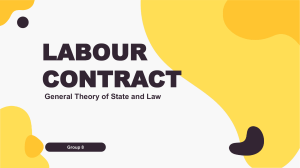 Labor Contract