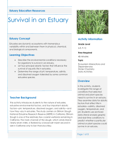 survival-in-an-estuary-resources