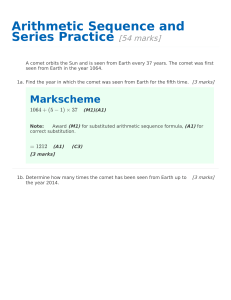 Arithmetic Sequences and Series