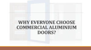 Why Everyone Choose Commercial Aluminium Doors