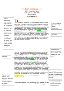 Henry Lawson - The Loaded Dog Annotation