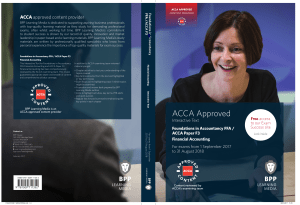 acca paper f3 financial accounting 20172018