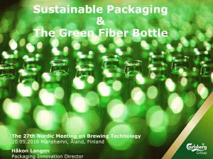 23 Sustainable Packaging and the Green Fiber Bottle Langen