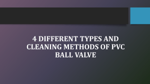 4 Different Types and Cleaning Methods of Pvc Ball Valve