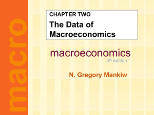 Foliensatz 1 The Data of Macroeconomics
